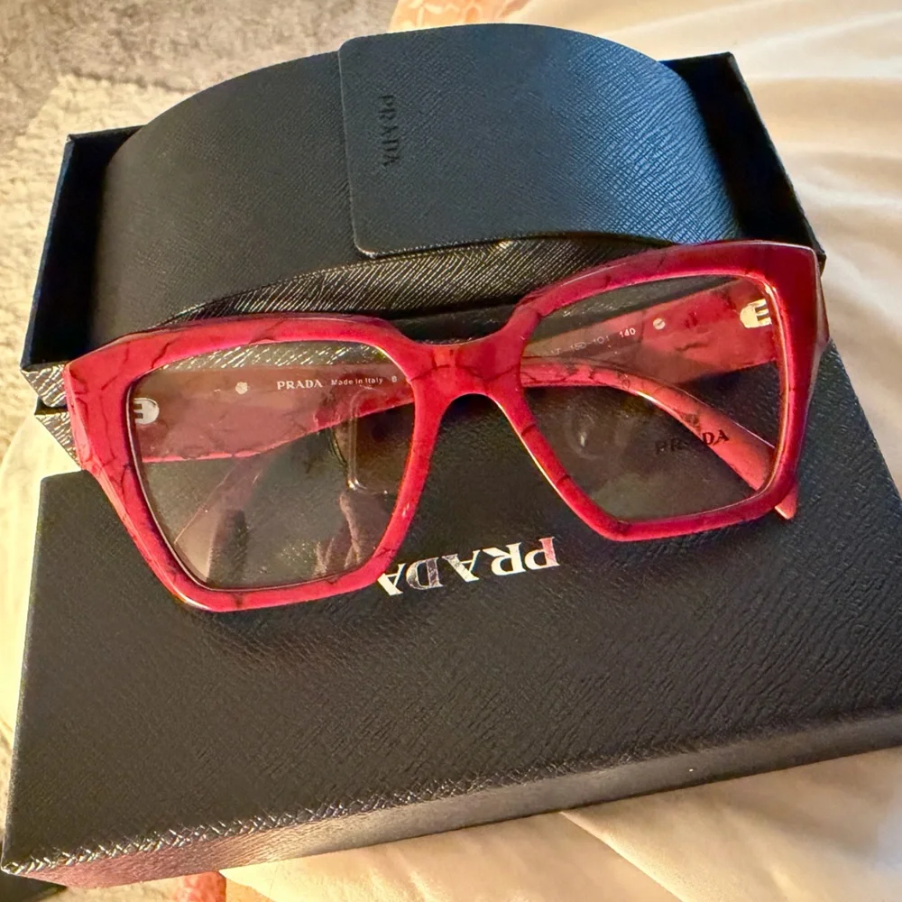 Prada Bold Red Women's Sunglasses (Protection Plan Good Until June 2026) - Picture 3 of 8
